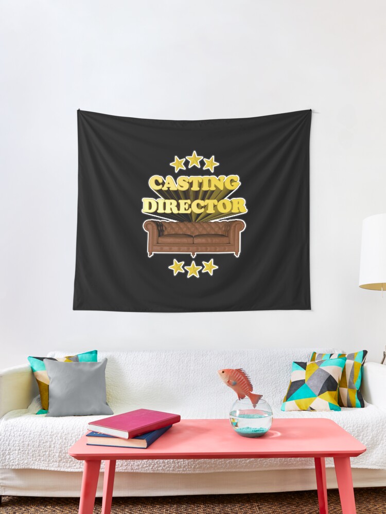 Tela decorativa «Director de casting Sofá de casting» de johnta17 |  Redbubble