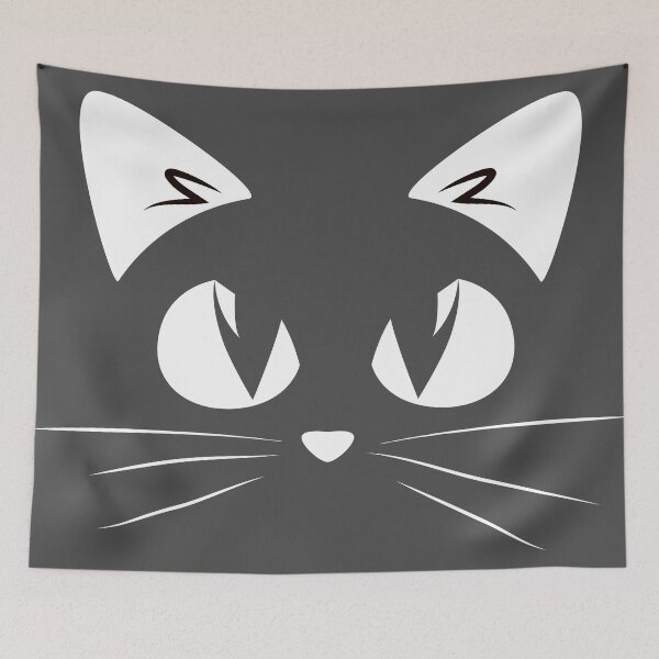 Item preview, Gato blanco y negro designed and sold by ScriptMan.