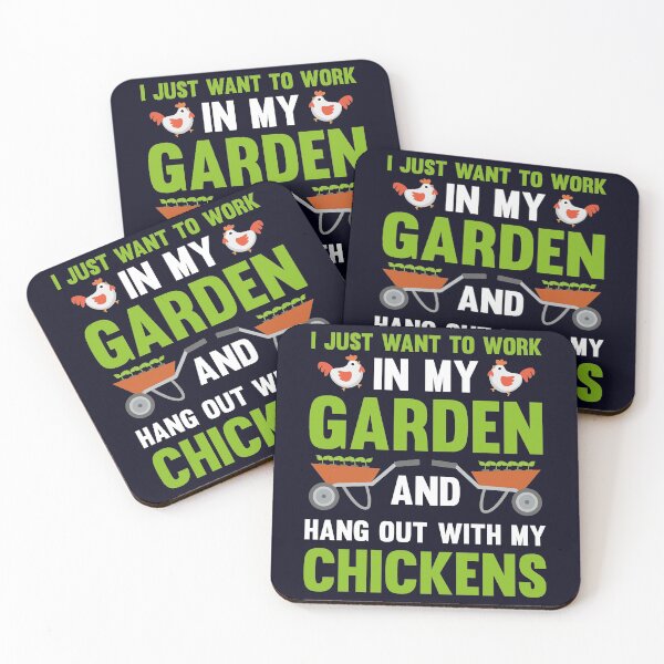 Item preview, Work in my Garden and Hang out with Chickens designed and sold by mmos.