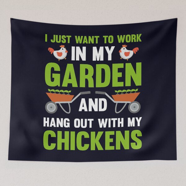 Item preview, Work in my Garden and Hang out with Chickens designed and sold by mmos.