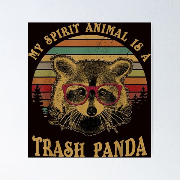 Item preview, My Spirit Animal is a Trash Panda funny Racoon gift designed and sold by palaelica.