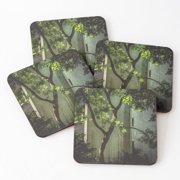 Item preview, Concrete Building behind Trees designed and sold by Chris Bingham.