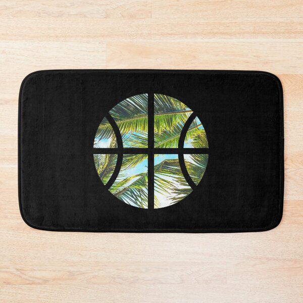 Item preview, Basketball Shape Photography Palm Tree Leaves designed and sold by COURT-VISION.