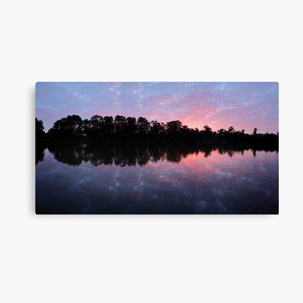 Murray River Sunrise. Canvas Print
