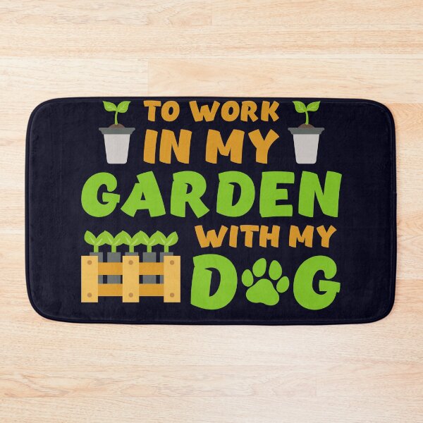 Item preview, Work in my Garden with my Dog designed and sold by mmos.