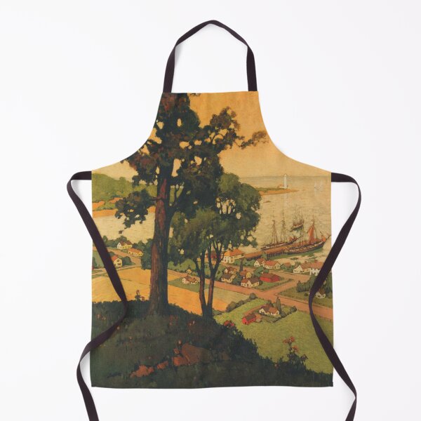 Artikelvorschau, New England Retro Vintage Travel Poster entworfen und verkauft von vintagevivian.