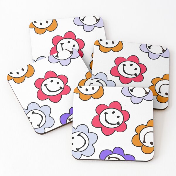 Item preview, Smiley Flowers Colorful No Yellow designed and sold by Mywaytothehigh.