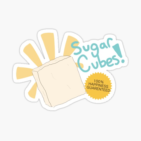 Sugar Cubes Sticker