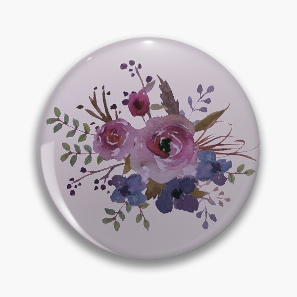 Item preview, Romantic Watercolor Roses and Leaves designed and sold by Positivity214.