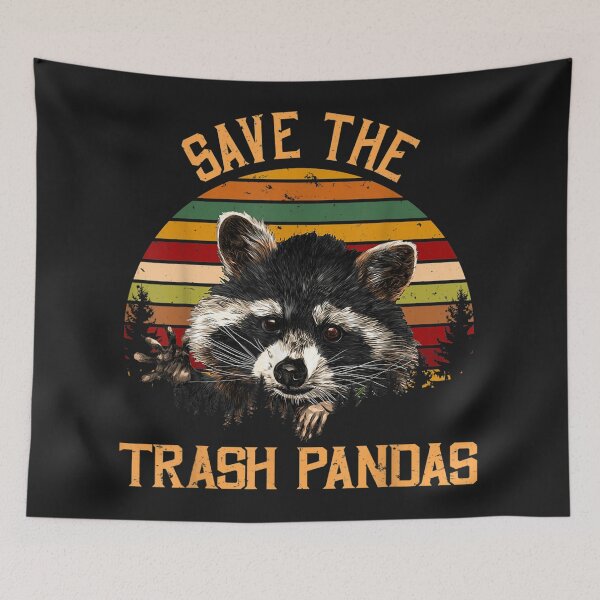 Item preview, Save The Trash Pandas Raccoon Animal designed and sold by palaelica.