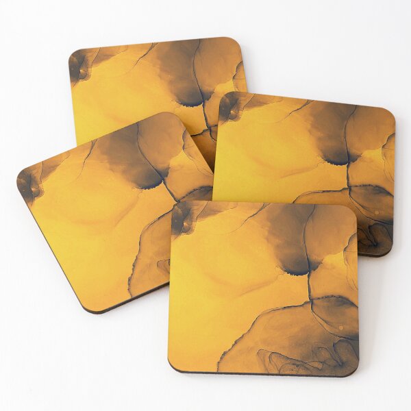 Item preview, Paint it yellow// Abstract Ink Art  designed and sold by Aishwarya  Singh.