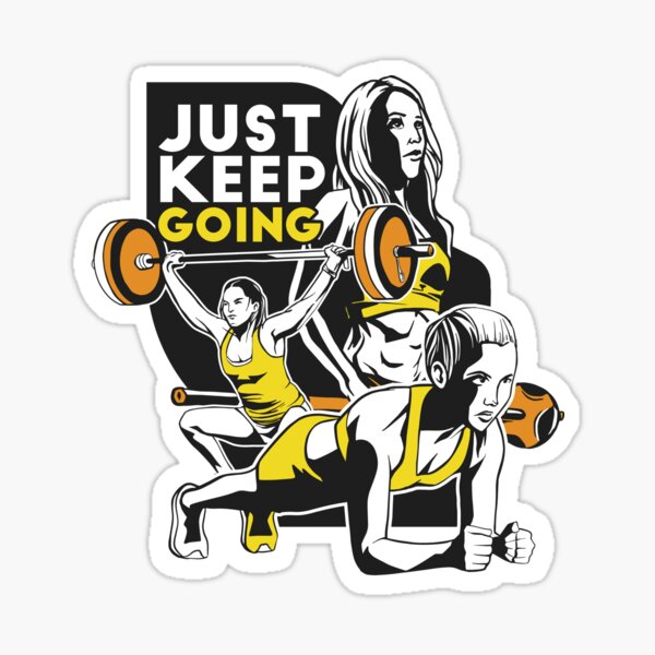 Fitness Svg Stickers for Sale