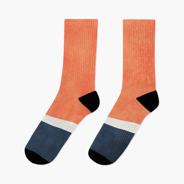 Item preview, Mid Century Minimal Abstract - Blue and Orange designed and sold by Blue-Banana.