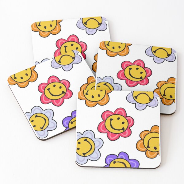 Item preview, Smiley Flowers Colorful Borders  designed and sold by Mywaytothehigh.
