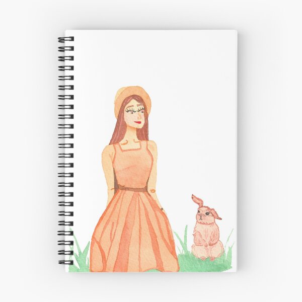 Item preview, Girl with Rabbit, white designed and sold by Sonderblume.