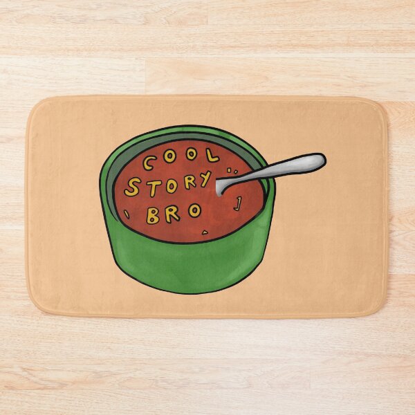 Item preview, Cool Story Bro - alphabet soup designed and sold by NomiBee.