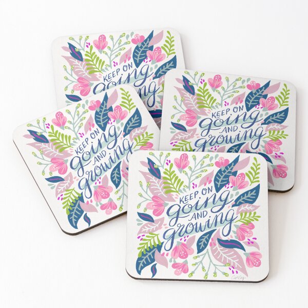 Item preview, Keep on Going & Growing – Dusty Rose designed and sold by Cat Coquillette.