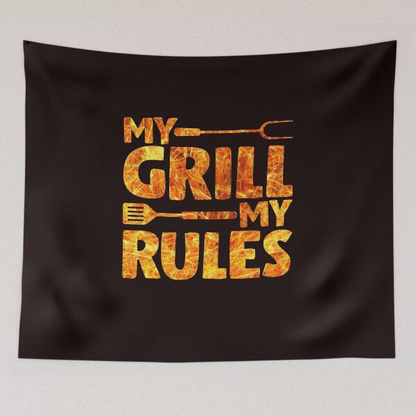 Item preview, My Grill My Rules , Barbecue chef designed and sold by OnlyGoodVibesZ.