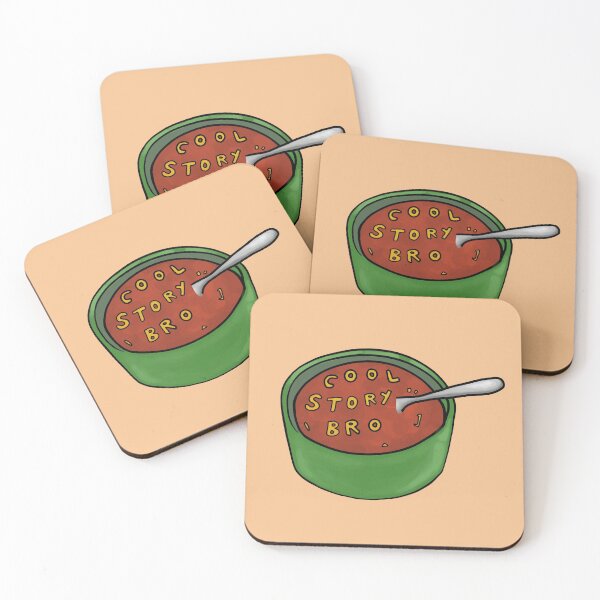 Item preview, Cool Story Bro - alphabet soup designed and sold by NomiBee.