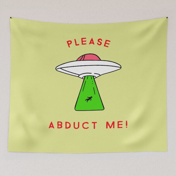 Item preview, Please Abduct Me - UFO & MAN Version designed and sold by guruthuma.