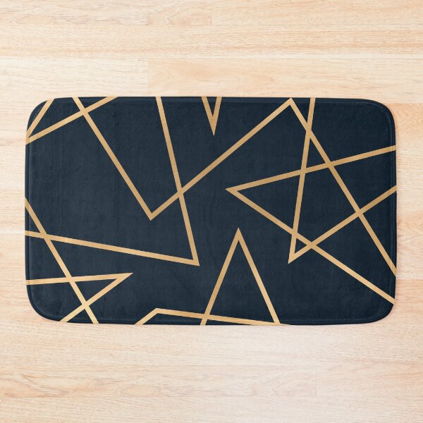 Item preview, Navy & Gold Abstract designed and sold by Blue-Banana.