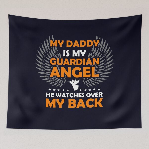 Item preview, My Daddy is my Guardian Angel he watches over my back Missing designed and sold by mmos.