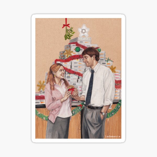 Secret Santa Sticker