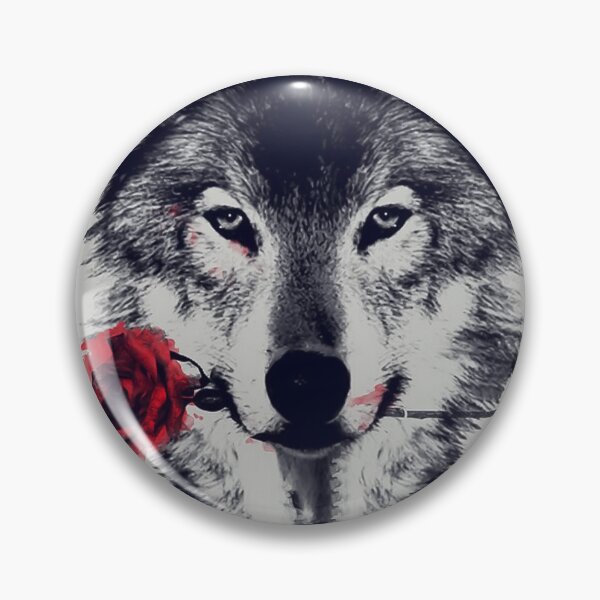Item preview, Wolf with Rose designed and sold by Angel-designs21.