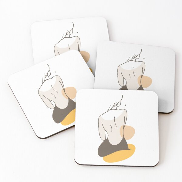 Item preview, Trendy beautifull woman s back drawing designed and sold by Kha-oula.