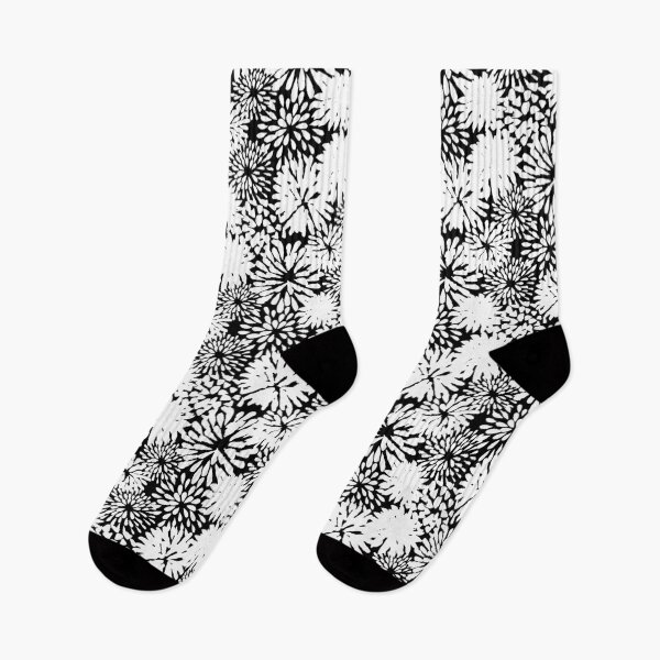 Item preview, Black and White Zinnias designed and sold by LIMEZINNIASDES.
