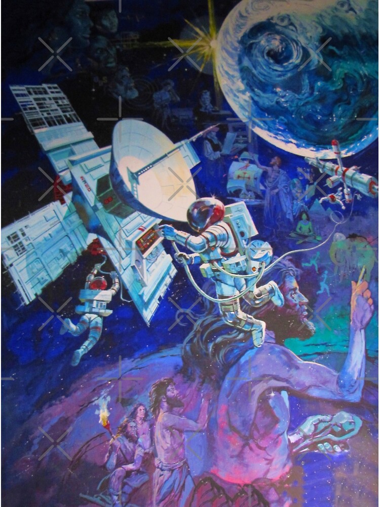 Disover Spaceship Earth Mural Premium Matte Vertical Poster