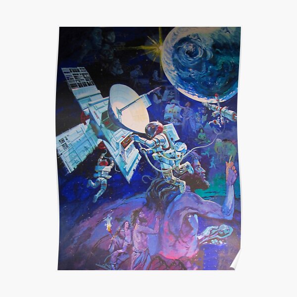 Spaceship Earth Mural Poster