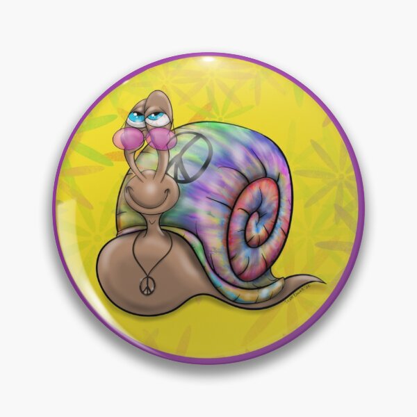 Artikelvorschau, Hippie Tie Dye Schnecke Frieden und Liebe entworfen und verkauft von Scottdowell.