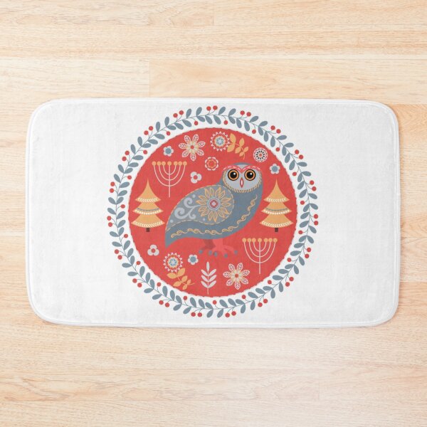 Item preview, Ethnic Winter Owl  designed and sold by OrnamentallyYou.