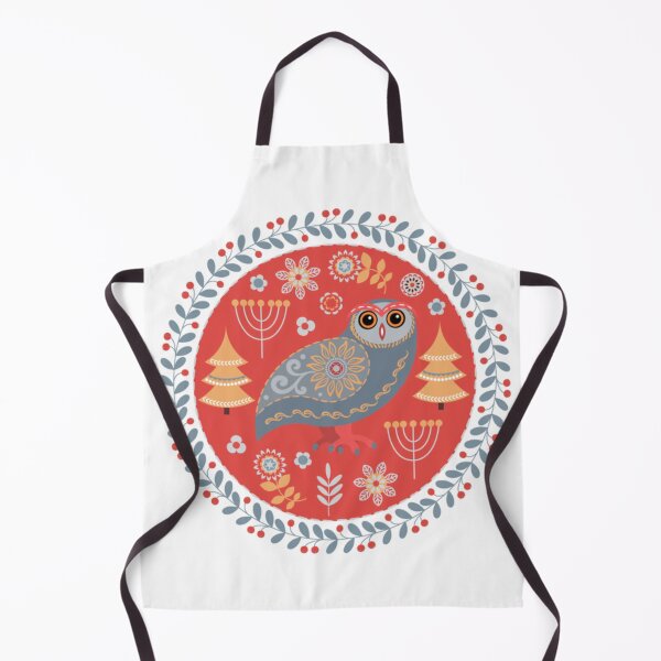 Item preview, Ethnic Winter Owl designed and sold by OrnamentallyYou.