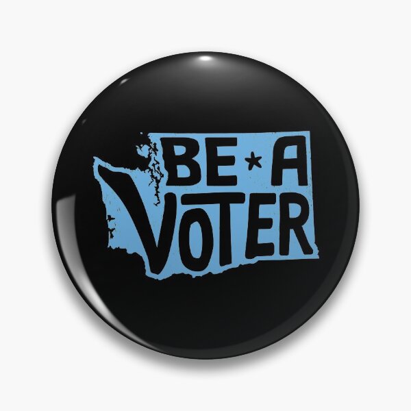 Item preview, Be a Voter Washington! (blue) designed and sold by bananna620.