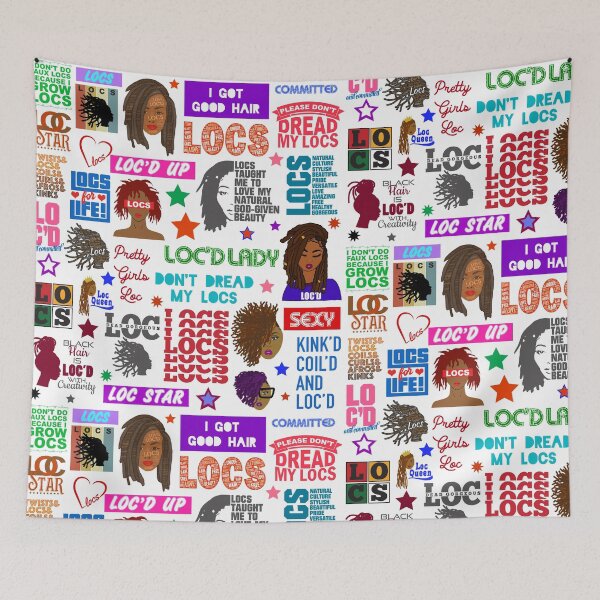 Item preview, Positive Locs Quotes for Black Women designed and sold by blackartmatters.