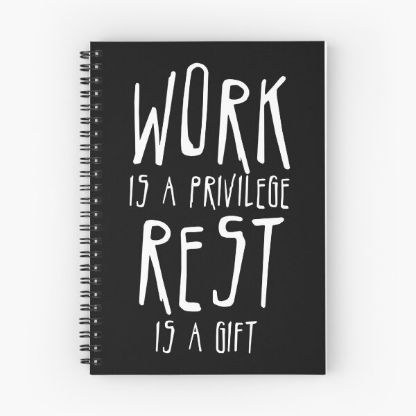 Item preview, Work is a Privilege. Rest is a Gift.  designed and sold by Scassi.