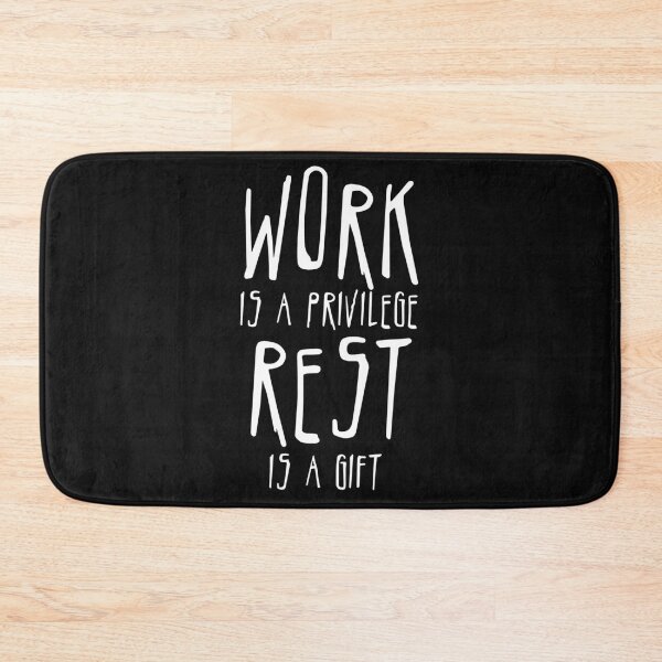 Item preview, Work is a Privilege. Rest is a Gift.  designed and sold by Scassi.