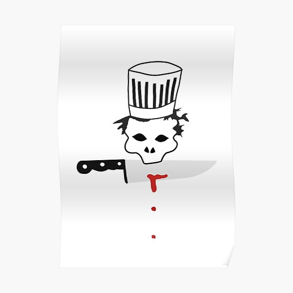 Cooking Skull Posters | Redbubble