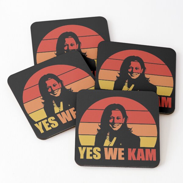 Item preview, Yes We Kam Retro Sunset - Kamala Harris designed and sold by RandomStuffShop.
