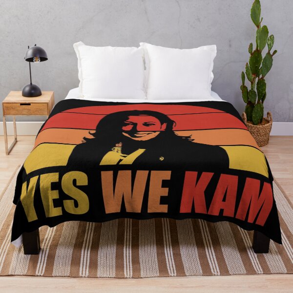 Item preview, Yes We Kam Retro Sunset - Kamala Harris designed and sold by RandomStuffShop.