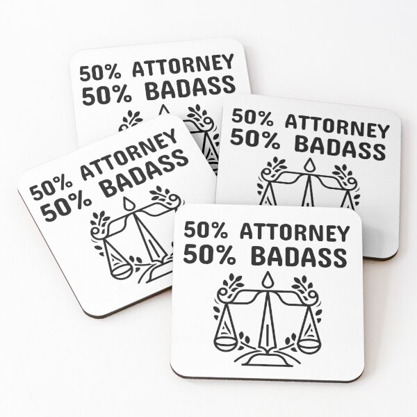 Item preview, 50 Badass - Gifts For Attorneys designed and sold by GasparArts.