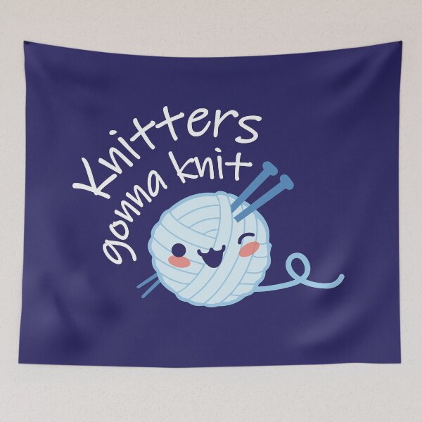 Item preview, Knitters Gonna Knit designed and sold by VivtheFish.