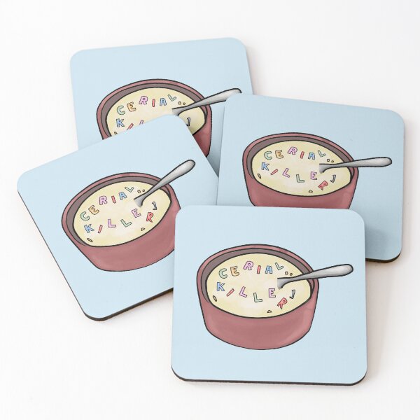 Item preview, Cerial Killer - alphabet cereal - breakfast bowl - fruit loops designed and sold by NomiBee.