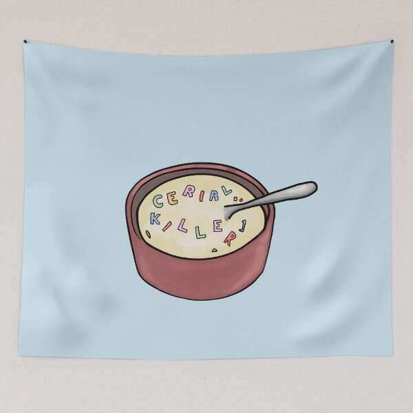 Item preview, Cerial Killer - alphabet cereal - breakfast bowl - fruit loops designed and sold by NomiBee.