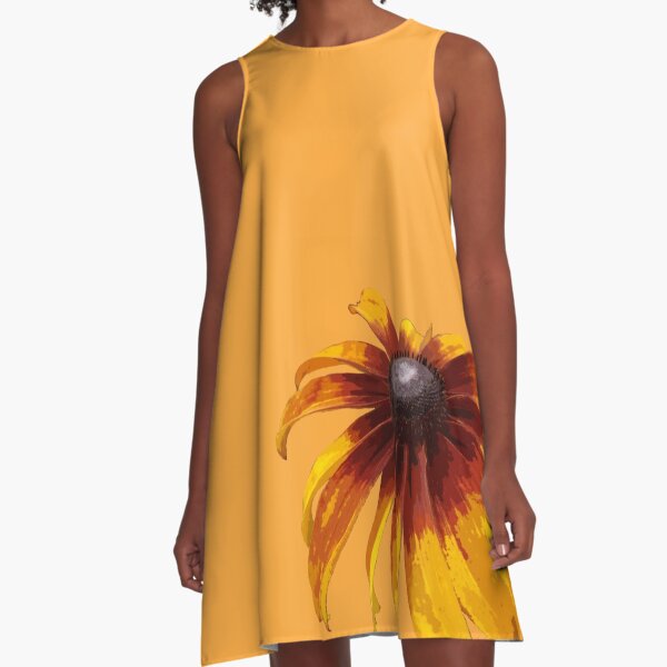 Black-Eyed Susan - Marigold A-Line Dress