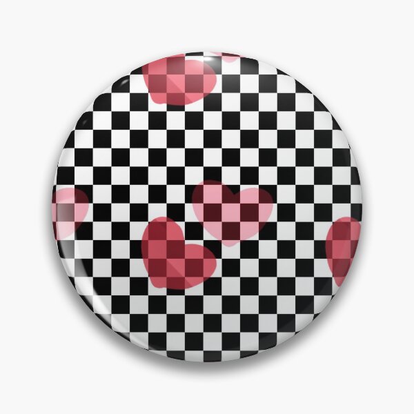 Item preview, Heart Checkered Pattern designed and sold by RoserinArt.