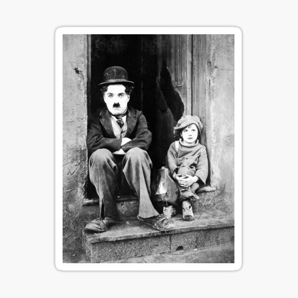 Chaplin - L'enfant - D21 Sticker