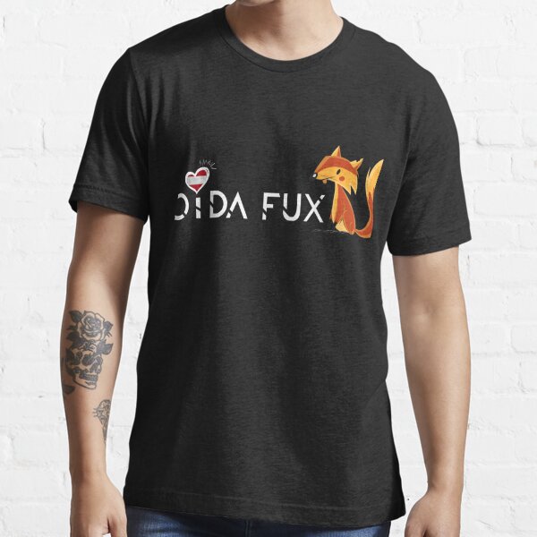 funny dialect Austria motif Oida Fux with fox